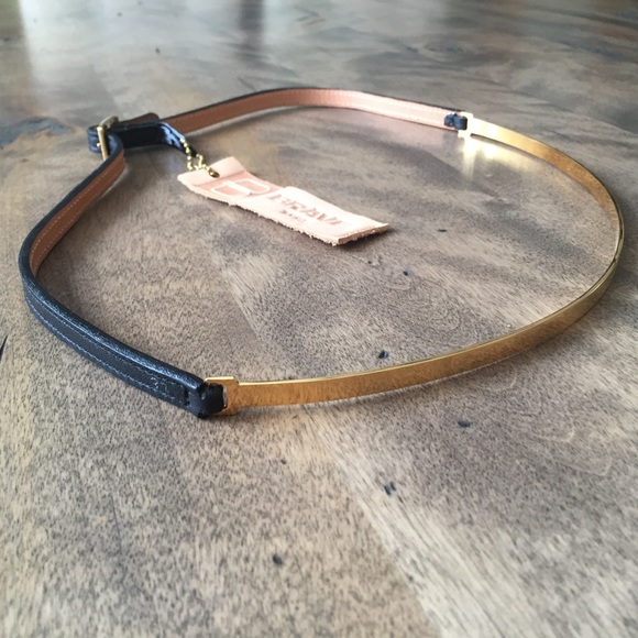 Belt black & gold 30 - Picture 3 of 3